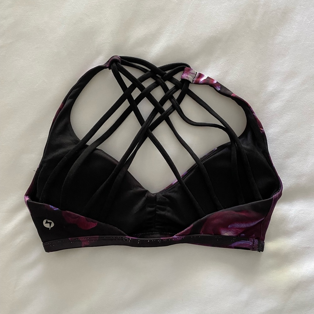 Popflex Active Heart Strings Bra In Dark Bloom - image 4
